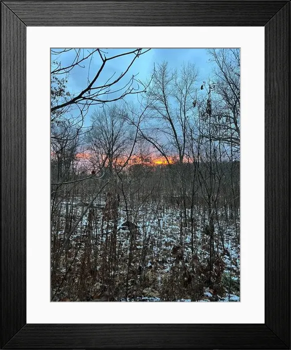 Framed Print : Indiana Late Season Hunting Framed Print : Indiana Late Season Hunting