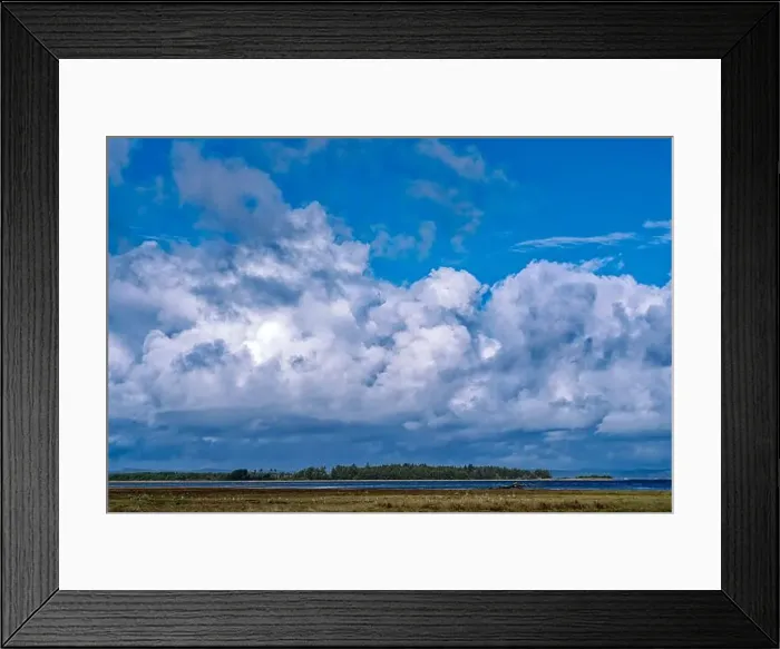 Framed Print : Storm clouds hovering the Willapa National Wildlife Refuge at Leadbetter Point State Park, Washington, USA Framed Print : Storm clouds hovering the Willapa National Wildlife Refuge at Leadbetter Point State Park, Washington, USA