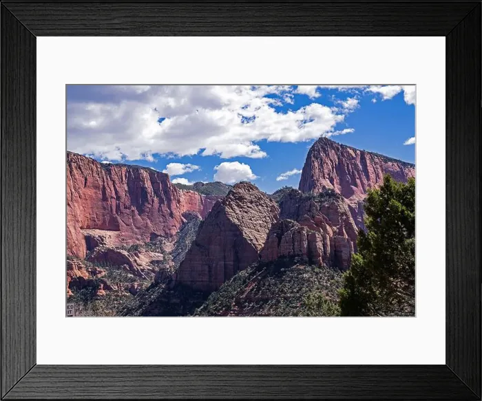 Framed Print : Red Sandstone cliffs in Southern Utah near St. George near Zion National Park Framed Print : Red Sandstone cliffs in Southern Utah near St. George near Zion National Park
