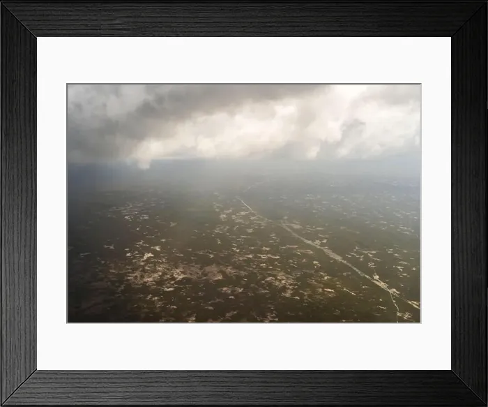 Framed Print : An Aerial view of Everglades National Park, Florida, United States Framed Print : An Aerial view of Everglades National Park, Florida, United States