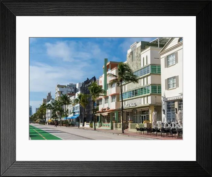 Framed Print : Miami Beach, North Shore Open Space Park, Lummus Park to South Pointe Park, Miami, FL, USA Framed Print : Miami Beach, North Shore Open Space Park, Lummus Park to South Pointe Park, Miami, FL, USA