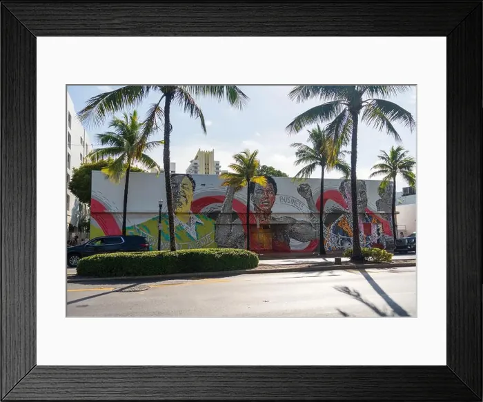 Framed Print : Miami Beach, North Shore Open Space Park, Lummus Park to South Pointe Park, Miami, FL, USA Framed Print : Miami Beach, North Shore Open Space Park, Lummus Park to South Pointe Park, Miami, FL, USA