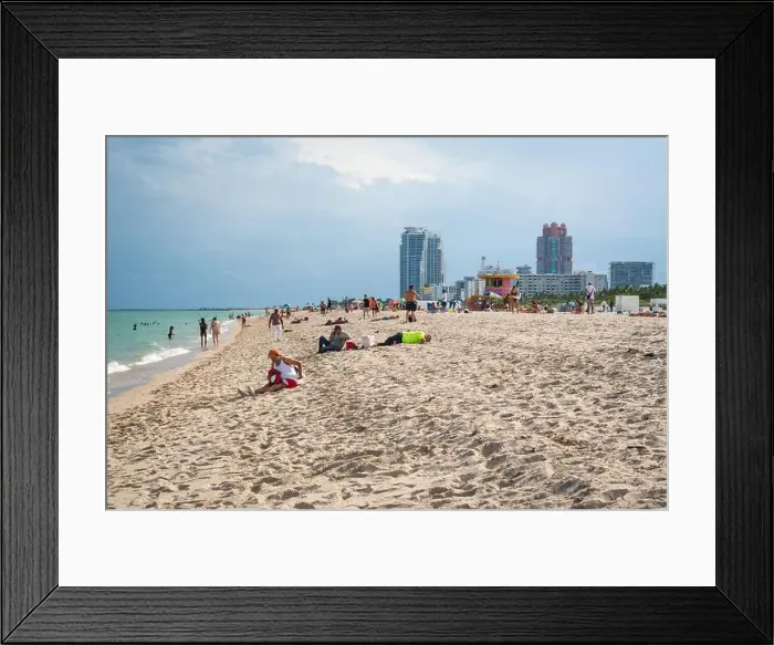 Framed Print : Miami Beach, North Shore Open Space Park, Lummus Park to South Pointe Park, Miami, FL, USA Framed Print : Miami Beach, North Shore Open Space Park, Lummus Park to South Pointe Park, Miami, FL, USA
