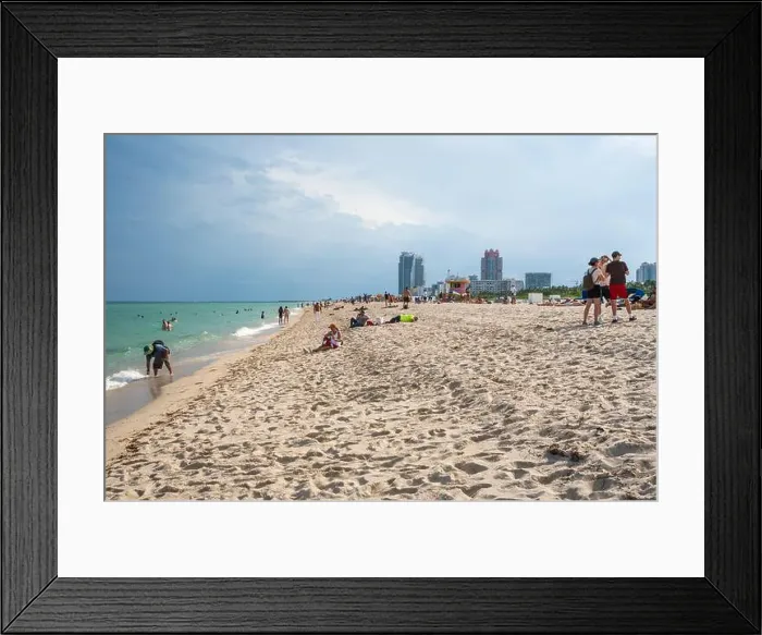 Framed Print : Miami Beach, North Shore Open Space Park, Lummus Park to South Pointe Park, Miami, FL, USA Framed Print : Miami Beach, North Shore Open Space Park, Lummus Park to South Pointe Park, Miami, FL, USA
