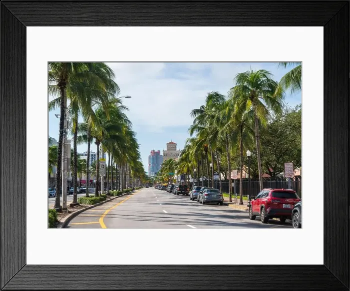 Framed Print : Miami Beach, North Shore Open Space Park, Lummus Park to South Pointe Park, Miami, FL, USA Framed Print : Miami Beach, North Shore Open Space Park, Lummus Park to South Pointe Park, Miami, FL, USA