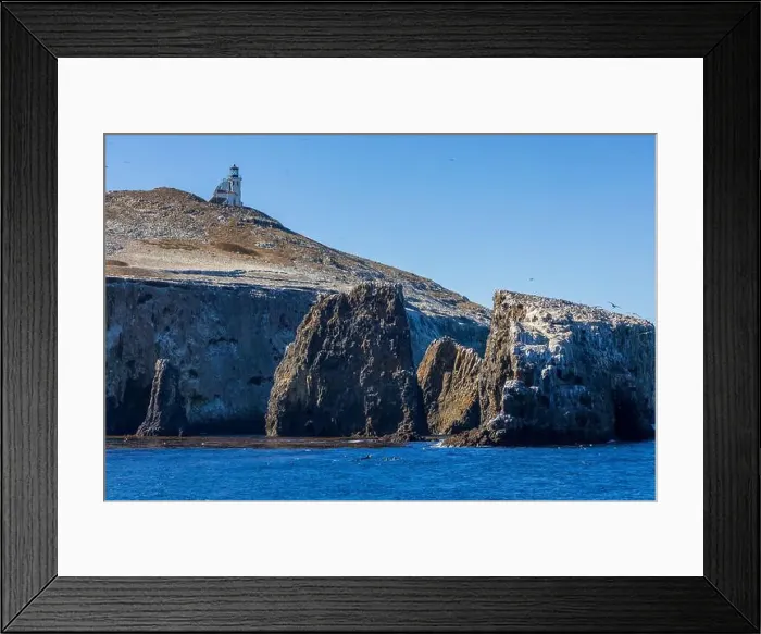 Framed Print : Volcanic rock formations in the Channel Islands National Park, California Framed Print : Volcanic rock formations in the Channel Islands National Park, California
