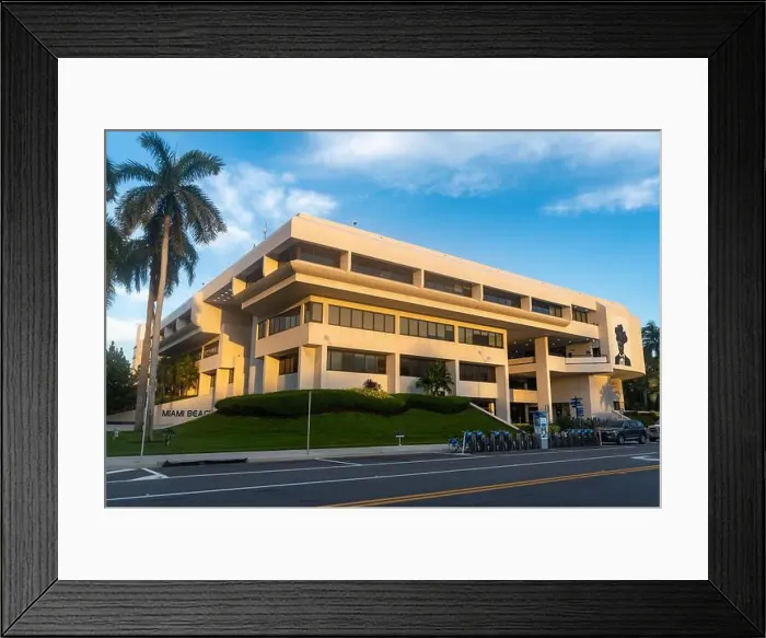 Framed Print : Miami Beach, North Shore Open Space Park, Lummus Park to South Pointe Park, Miami, FL, USA Framed Print : Miami Beach, North Shore Open Space Park, Lummus Park to South Pointe Park, Miami, FL, USA