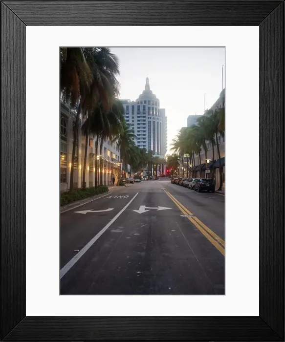 Framed Print : Miami Beach, North Shore Open Space Park, Lummus Park to South Pointe Park, Miami, FL, USA Framed Print : Miami Beach, North Shore Open Space Park, Lummus Park to South Pointe Park, Miami, FL, USA