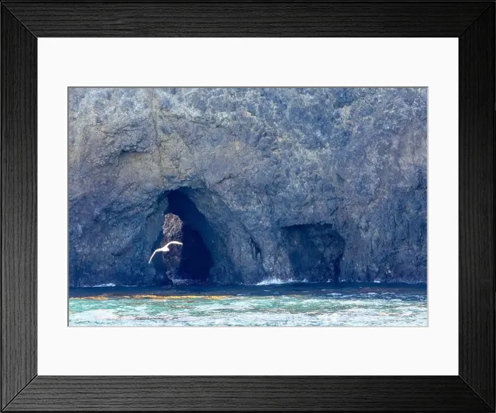 Framed Print : Volcanic rock formations in the Channel Islands National Park, California Framed Print : Volcanic rock formations in the Channel Islands National Park, California