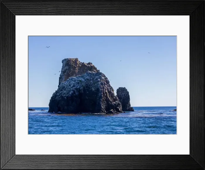 Framed Print : Volcanic rock formations in the Channel Islands National Park, California Framed Print : Volcanic rock formations in the Channel Islands National Park, California
