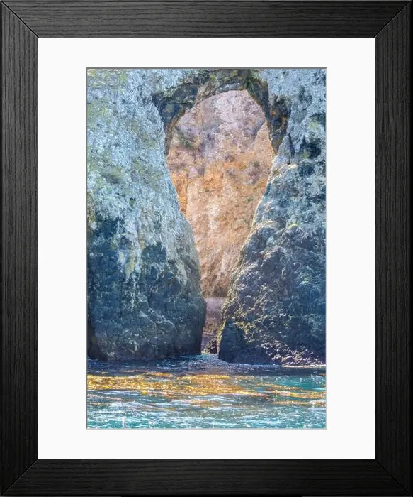 Framed Print : Volcanic rock formations in the Channel Islands National Park, California Framed Print : Volcanic rock formations in the Channel Islands National Park, California