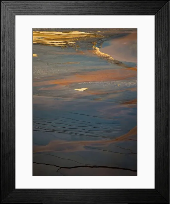Framed Print : Textures and colors of the terrain in Yellowstone National Park XVIII, USA Framed Print : Textures and colors of the terrain in Yellowstone National Park XVIII, USA