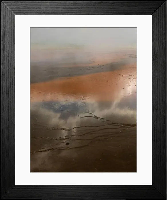 Framed Print : Textures and colors of the terrain in Yellowstone National Park XV USA Framed Print : Textures and colors of the terrain in Yellowstone National Park XV USA