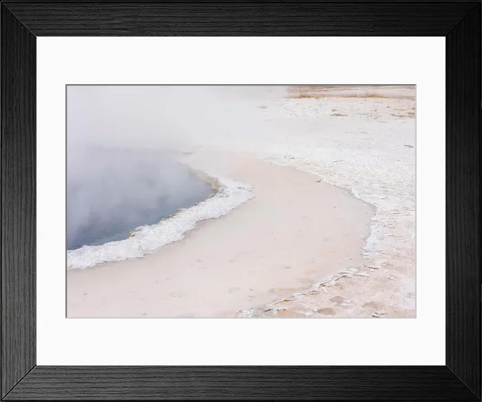 Framed Print : Textures and colors of the terrain in Yellowstone National Park XXI, USA Framed Print : Textures and colors of the terrain in Yellowstone National Park XXI, USA