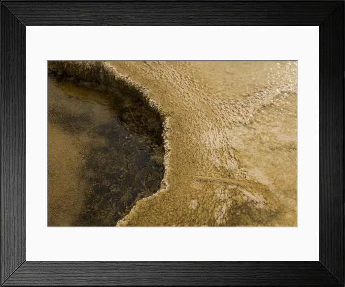 Framed Print : Textures and colors of the terrain in Yellowstone National Park VIII USA Framed Print : Textures and colors of the terrain in Yellowstone National Park VIII USA