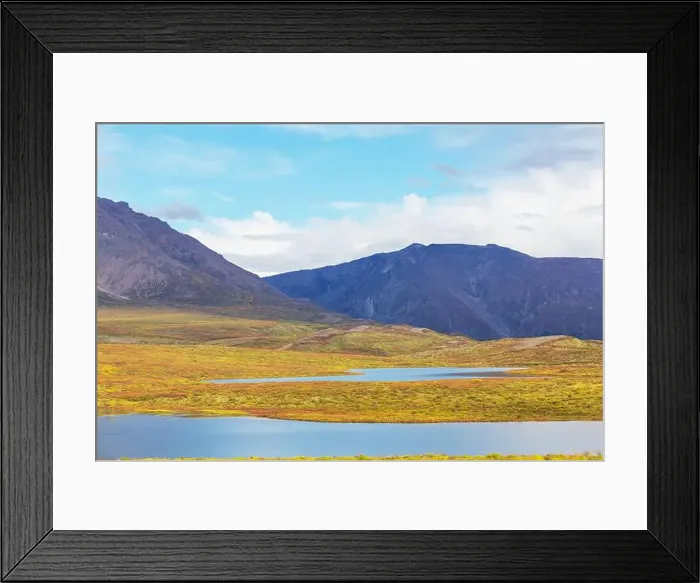 Framed Print : Lake on Alaska Framed Print : Lake on Alaska