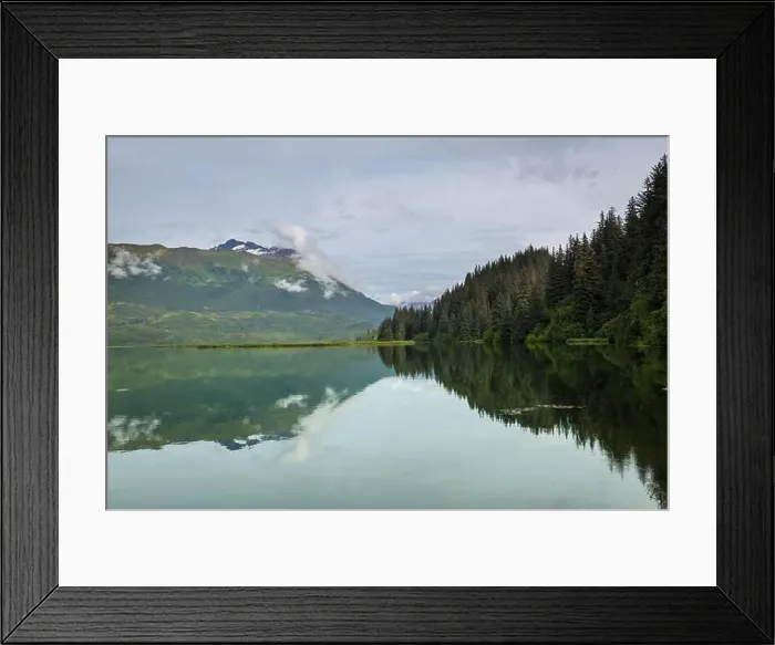 Framed Print : Lake on Alaska Framed Print : Lake on Alaska