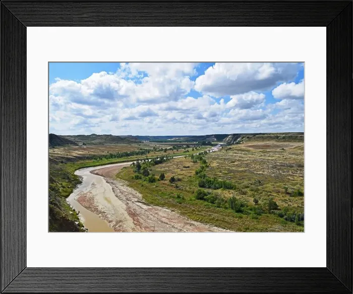 Framed Print : Wind Canyon River