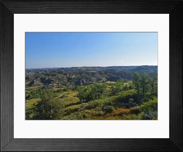 Framed Print : Painted Canyon Landscape Framed Print : Painted Canyon Landscape