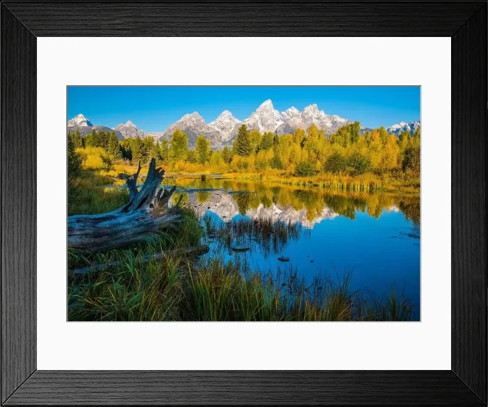 Framed Print : Landscape scenes of the Grand Tetons and Teton National Park Framed Print : Landscape scenes of the Grand Tetons and Teton National Park