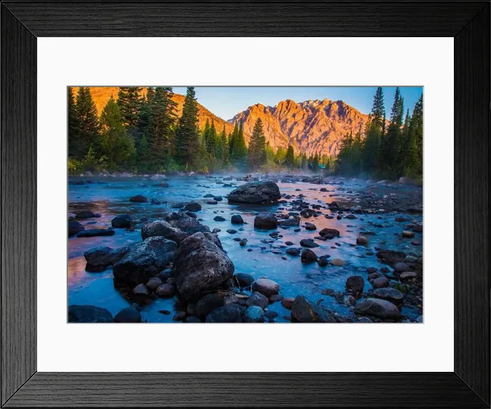 Framed Print : Landscape scenes of the Grand Tetons and Teton National Park Framed Print : Landscape scenes of the Grand Tetons and Teton National Park