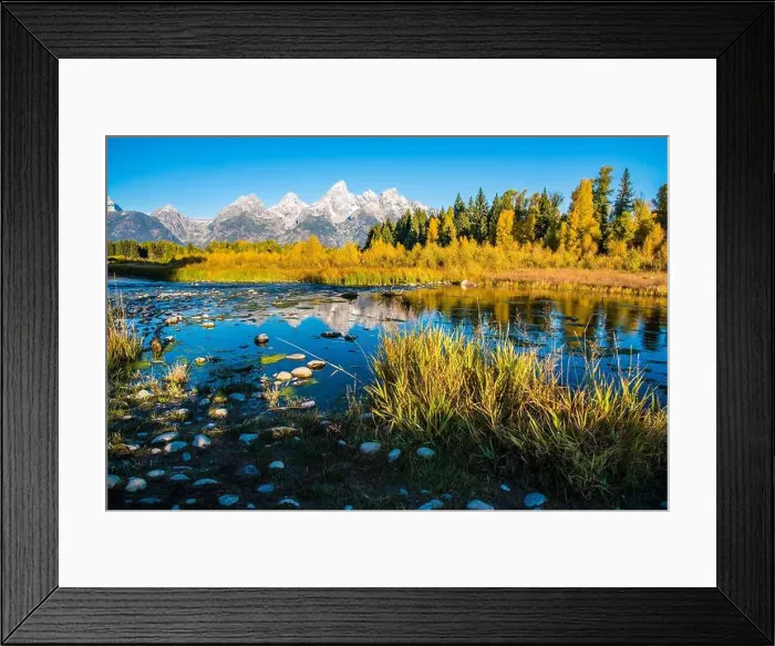 Framed Print : Landscape scenes of the Grand Tetons and Teton National Park Framed Print : Landscape scenes of the Grand Tetons and Teton National Park