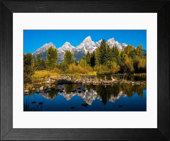 Framed Print : Landscape scenes of the Grand Tetons and Teton National Park Framed Print : Landscape scenes of the Grand Tetons and Teton National Park