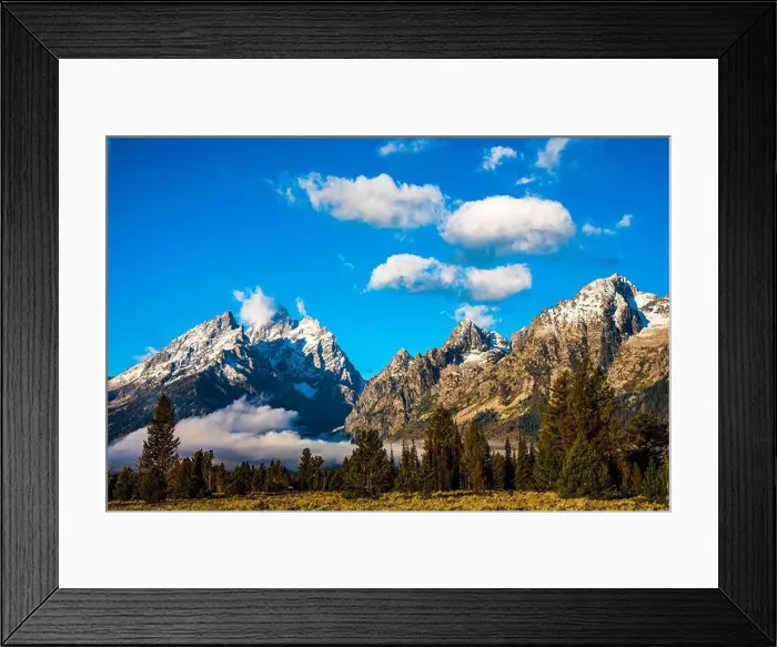 Framed Print : Landscape scenes of the Grand Tetons and Teton National Park Framed Print : Landscape scenes of the Grand Tetons and Teton National Park