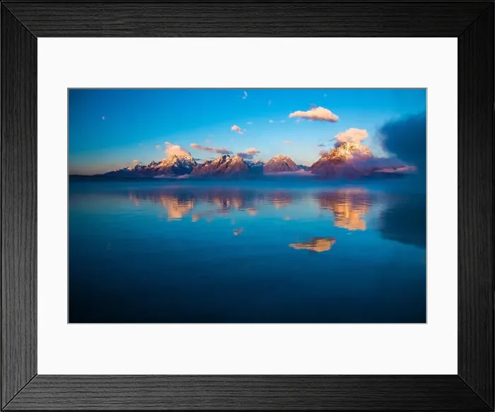 Framed Print : Landscape scenes of the Grand Tetons and Teton National Park