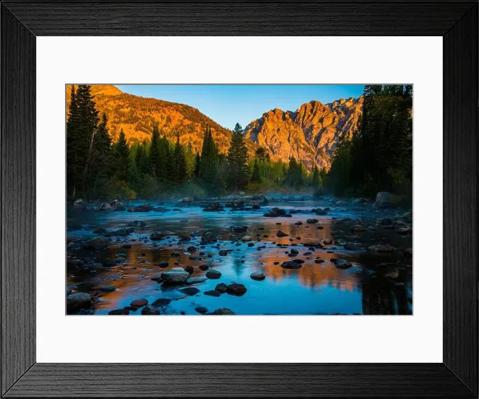 Framed Print : Landscape scenes of the Grand Tetons and Teton National Park Framed Print : Landscape scenes of the Grand Tetons and Teton National Park