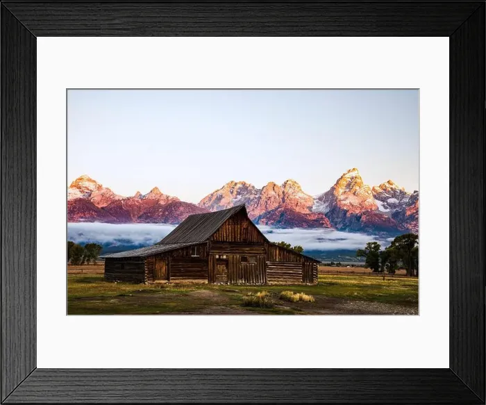 Framed Print : Landscape scenes of the Grand Tetons and Teton National Park Framed Print : Landscape scenes of the Grand Tetons and Teton National Park