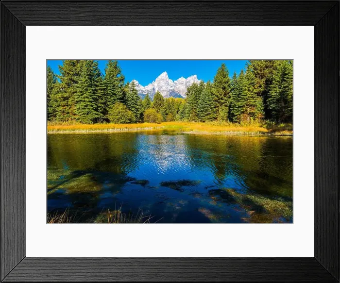 Framed Print : Landscape scenes of the Grand Tetons and Teton National Park Framed Print : Landscape scenes of the Grand Tetons and Teton National Park