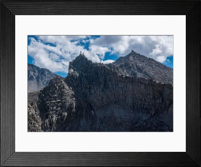 Framed Print : The trail to Kearsarge Pass is a difficult one