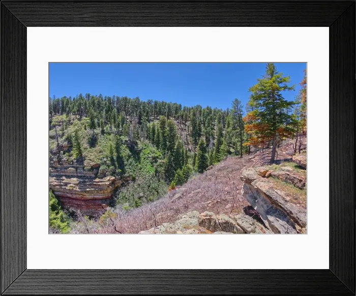 Framed Print : Naji Ravine just south of Naji Point on the North Rim of Grand Canyon National Park Framed Print : Naji Ravine just south of Naji Point on the North Rim of Grand Canyon National Park