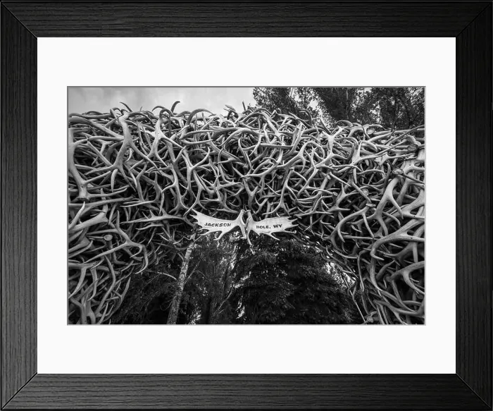 Framed Print : Antler Arch in Jackson Hole Wyoming Framed Print : Antler Arch in Jackson Hole Wyoming