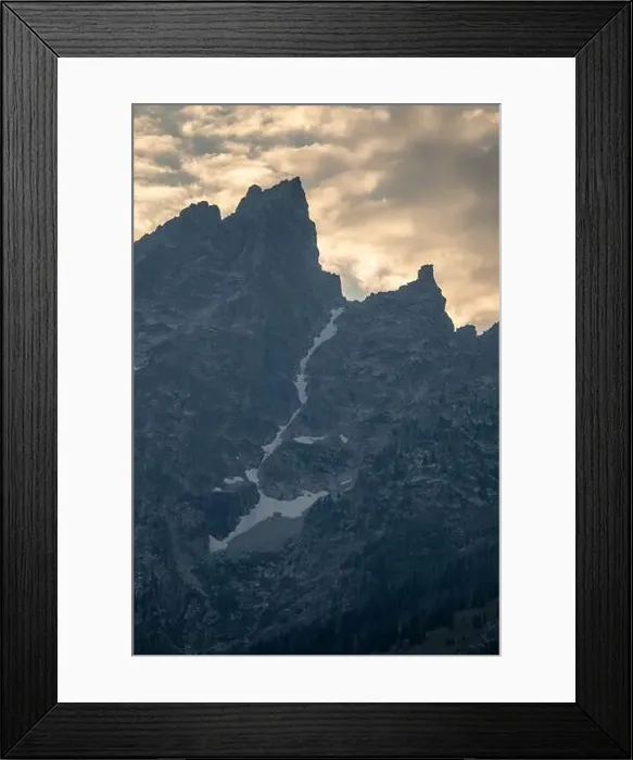 Framed Print : Peaks of the Grand Teton Mountains Framed Print : Peaks of the Grand Teton Mountains
