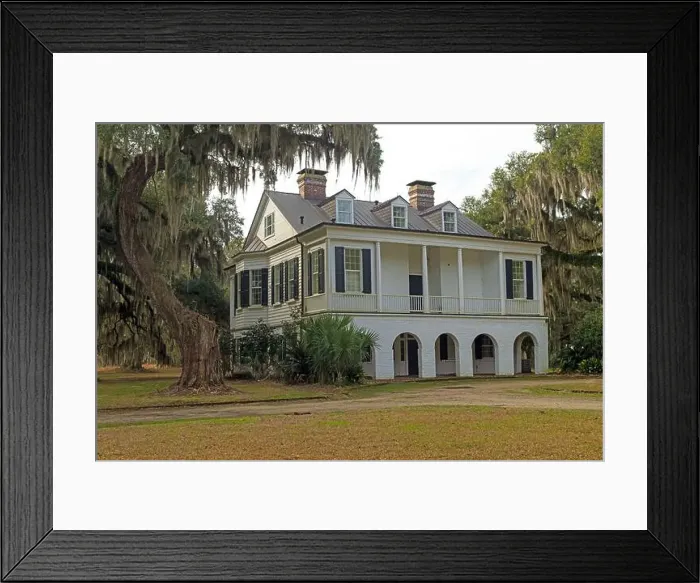 Framed Print : Preserved Antebellum Plantation House in the Ernest F.Hollings ACE Basin National Wildlife Refuge in South Carolina Framed Print : Preserved Antebellum Plantation House in the Ernest F.Hollings ACE Basin National Wildlife Refuge in South Carolina