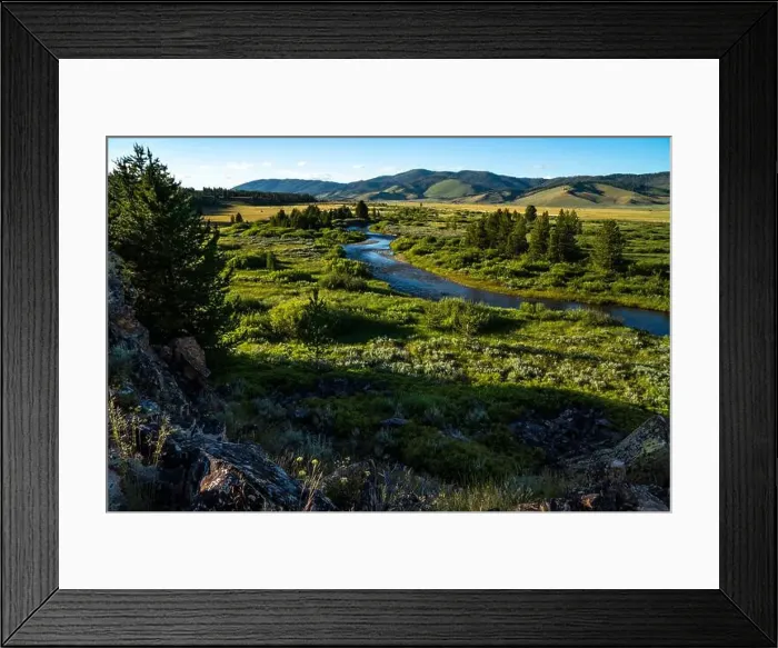 Framed Print : Evening clouds over the Stanley Creek Wildlife Interpretive Area / Valley Creek Restoration Project Framed Print : Evening clouds over the Stanley Creek Wildlife Interpretive Area / Valley Creek Restoration Project