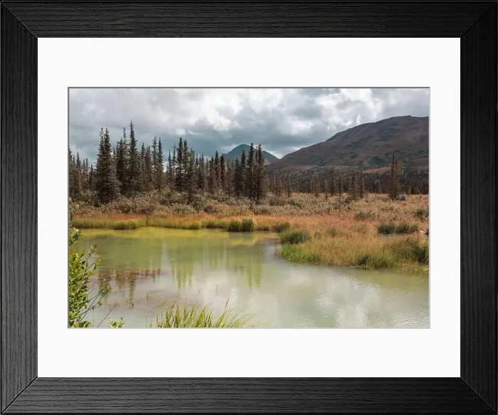 Framed Print : Lake on Alaska Framed Print : Lake on Alaska