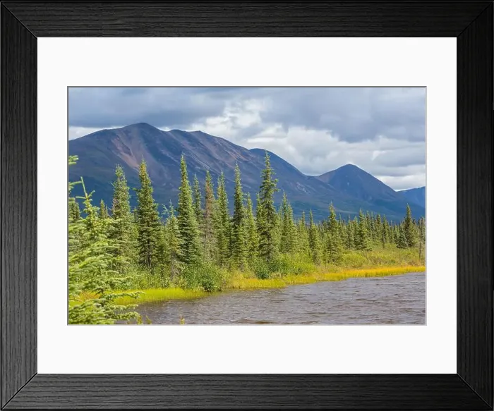 Framed Print : Lake on Alaska Framed Print : Lake on Alaska