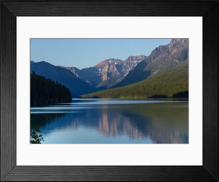 Framed Print : Bowman lake Framed Print : Bowman lake