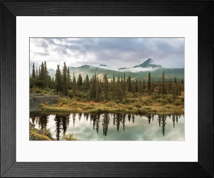Framed Print : Lake on Alaska Framed Print : Lake on Alaska