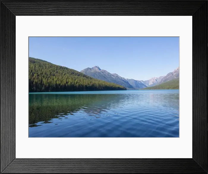 Framed Print : Bowman Lake is located in the northwestern part of Glacier National Park in Montana, USA Framed Print : Bowman Lake is located in the northwestern part of Glacier National Park in Montana, USA