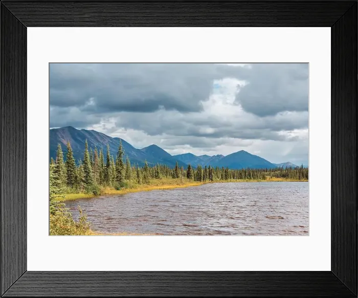 Framed Print : Lake on Alaska Framed Print : Lake on Alaska