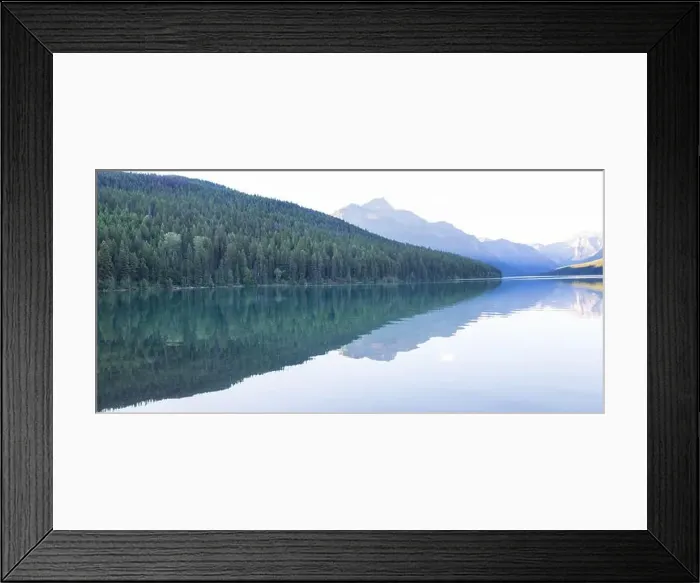 Framed Print : Bowman lake Framed Print : Bowman lake