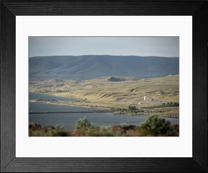 Framed Print : Vantage Washington road side stop for beautiful pictures Framed Print : Vantage Washington road side stop for beautiful pictures