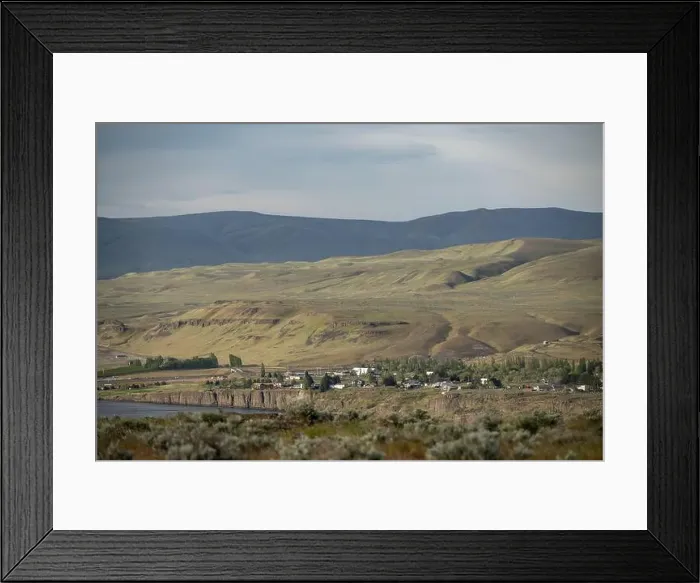 Framed Print : Vantage Washington road side stop for beautiful pictures Framed Print : Vantage Washington road side stop for beautiful pictures