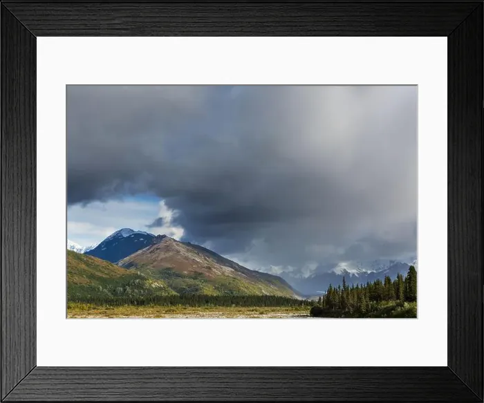 Framed Print : Lake in Alaska Framed Print : Lake in Alaska