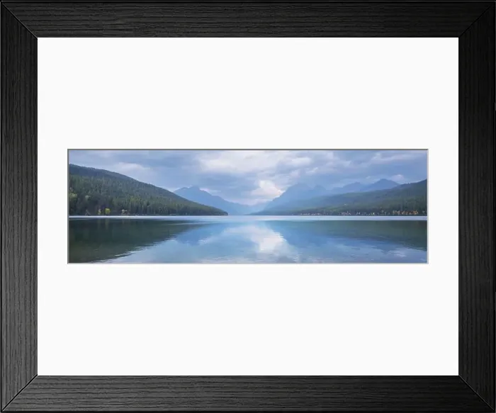 Framed Print : Bowman lake Framed Print : Bowman lake