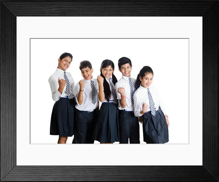 Framed Print : indian school friends students fun Framed Print : indian school friends students fun